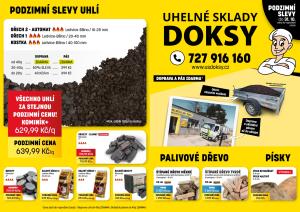 Podzimní slevy uhlí